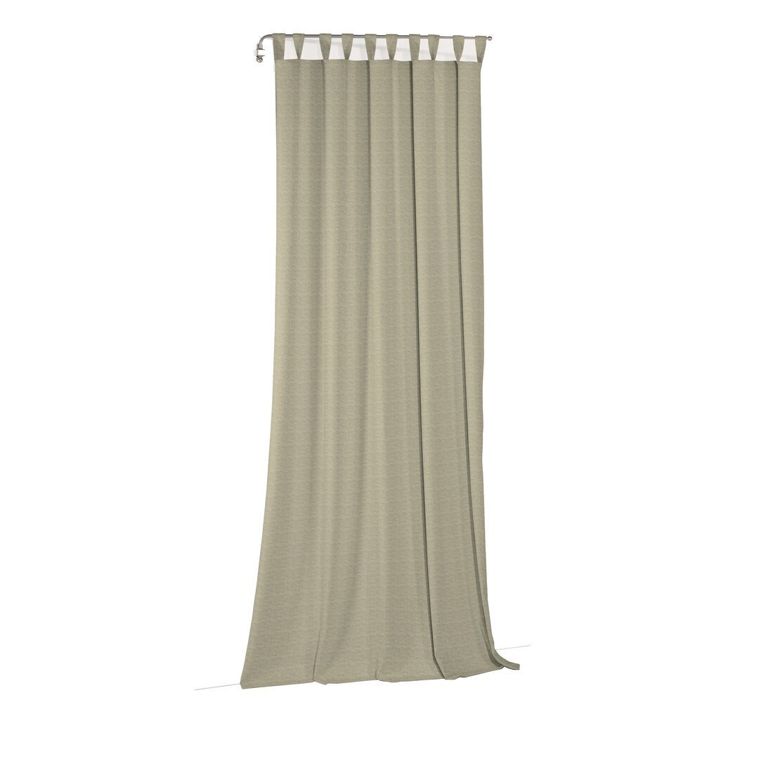 Branton Tab Top Curtain Single Panel, opaque