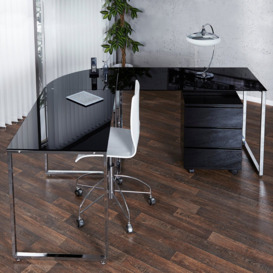 Crete L-Shape Executive Desk