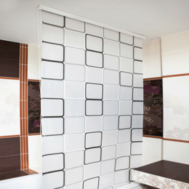 Quadro PEVA Stylish Waterproof Shower Curtain