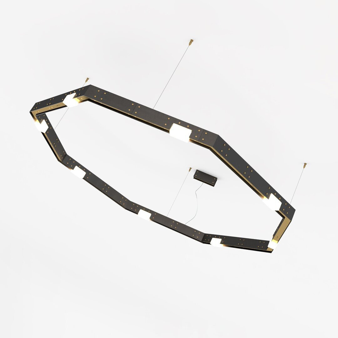 Nguyen 8-Light Geometric LED Chandelier