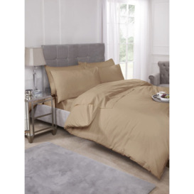 180 Thread Count Cotton Blend Percale Fitted Sheet