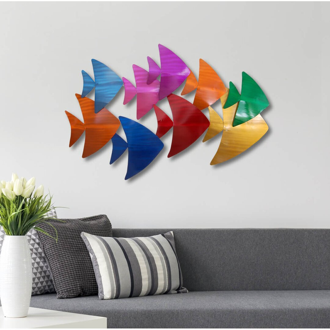 Tropical Fish Metal Painting Wall Décor