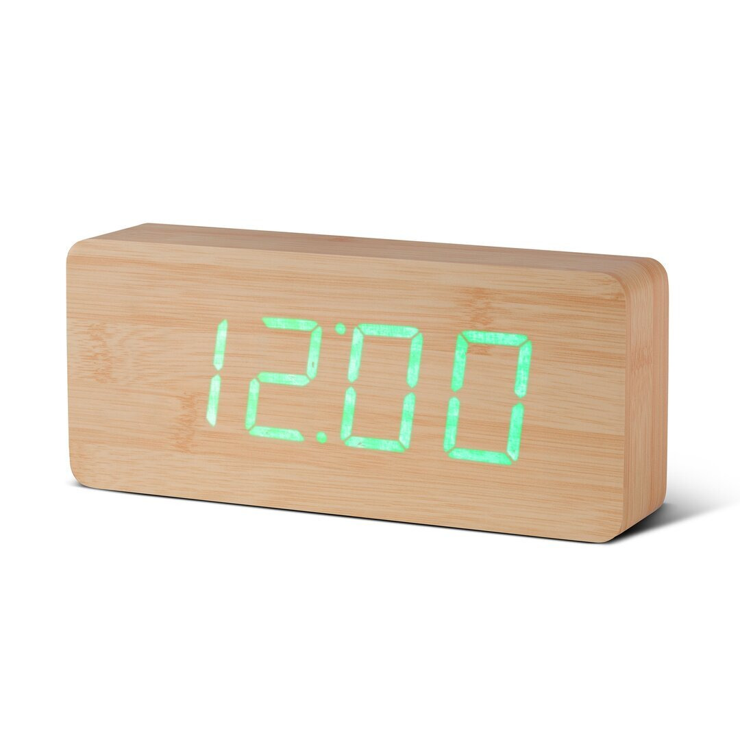 Modern Digital Wood Electric Alarm Tabletop Clock