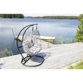 Rey Double Hanging Chair with Stand