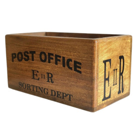 Post Office Solid Wood Box