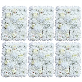 Artificial Silk Flower Hydrangea Panel Bouquet Wedding Party Wall Décor