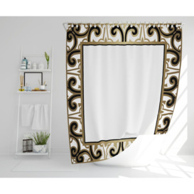 Swarte Polyester Shower Curtain Set