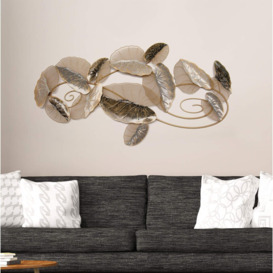 Flower Composition Metal Painting Wall DÃ©cor