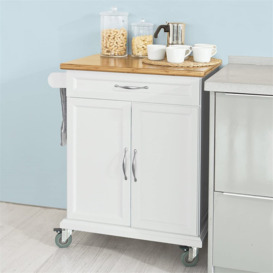 Lael 66 Cm Kitchen Trolley with Locking Wheels