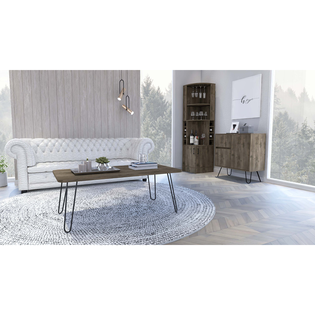 Set Andorra, Coffee Table + Sideboard Living Room Z 80 + Corner Bottle Rack Bar