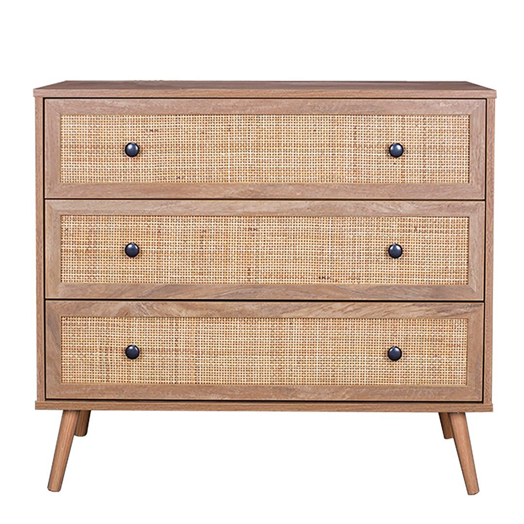 Ruffy 3 Drawer 90Cm W Chest of Drawers