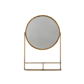Elieth Round Metal Framed Wall Mounted Accent Mirror