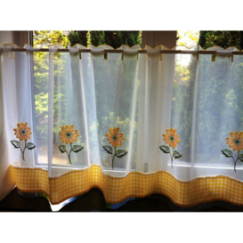 Joachim Slot Top Semi Sheer Single Curtain