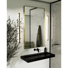 Cormican Metal Framed Wall Mounted Bathroom Mirror