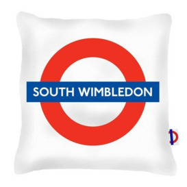 South Wimbledon Tube Station London Transport Cushion