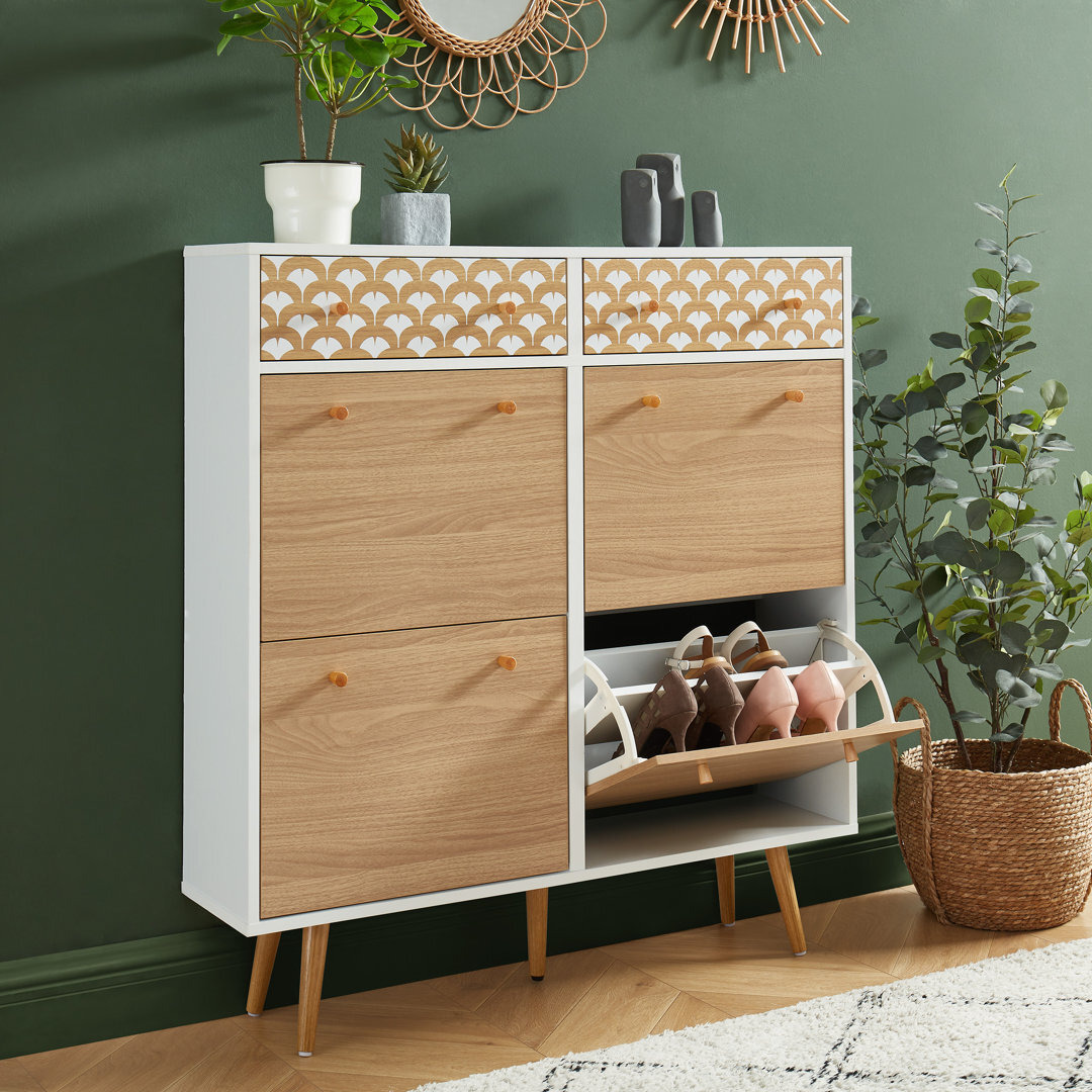24 Pair Shoe Storage Cabinet
