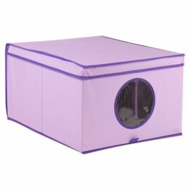 Ordinett Peva Purple Storage Boxes[X-Large 50X42x28 [006503]] X 2 in , Large