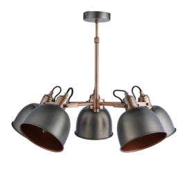 Mcfarland 5 Light Shaded Chandelier