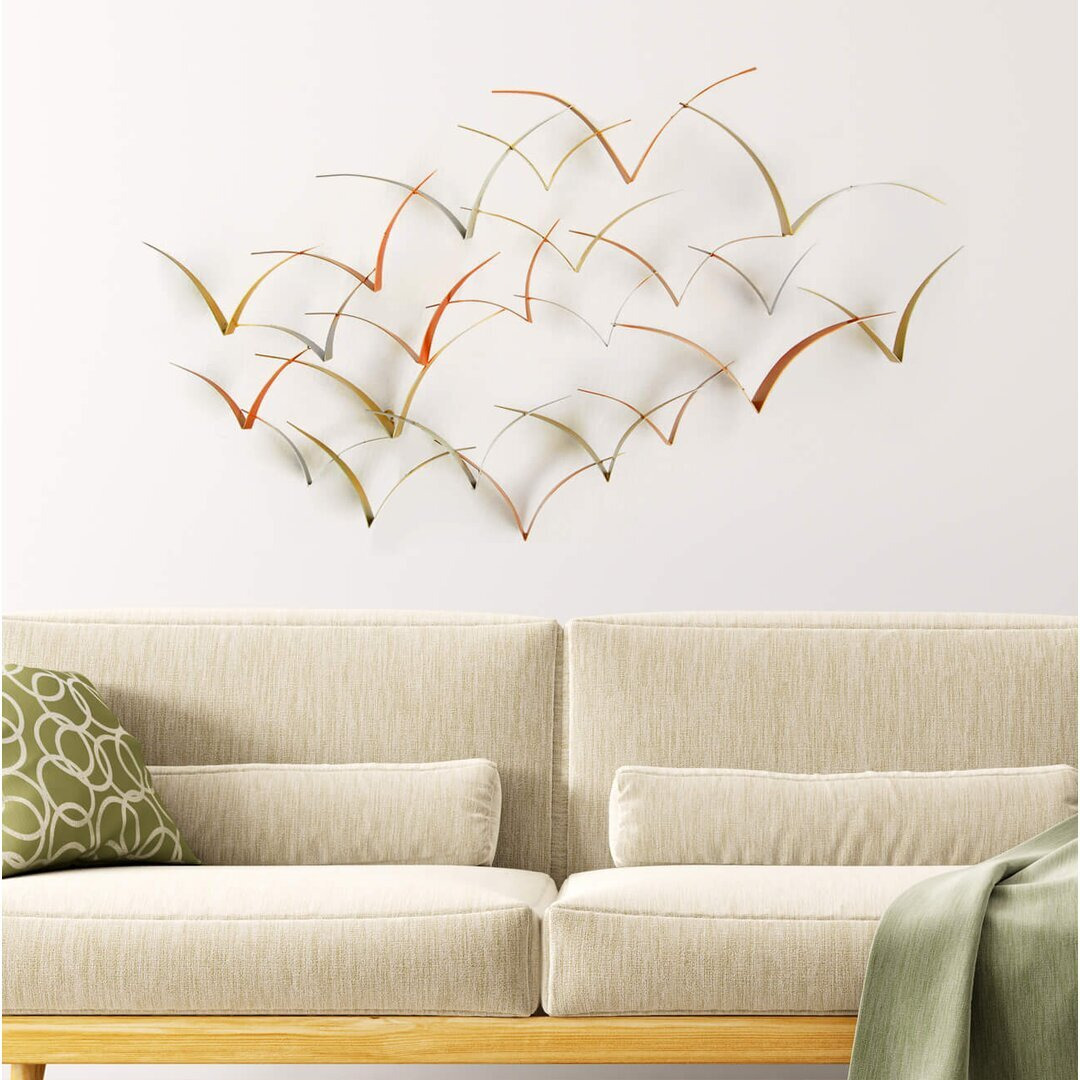 Flock of Seagulls Metal Painting Wall Décor