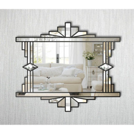Sarina Wall Mounted Accent Mirror in Bronze/Gold