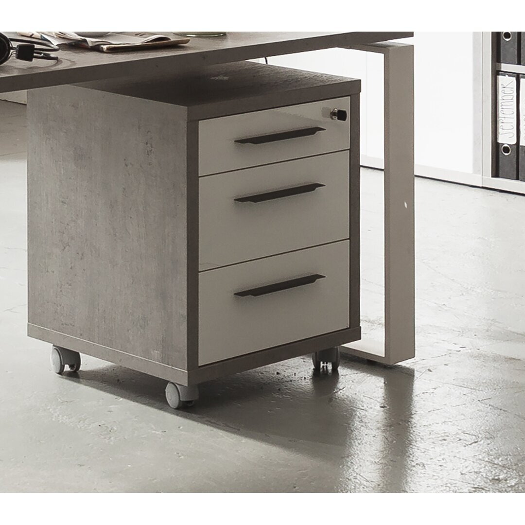 Disegno 3 Drawer Filing Cabinet