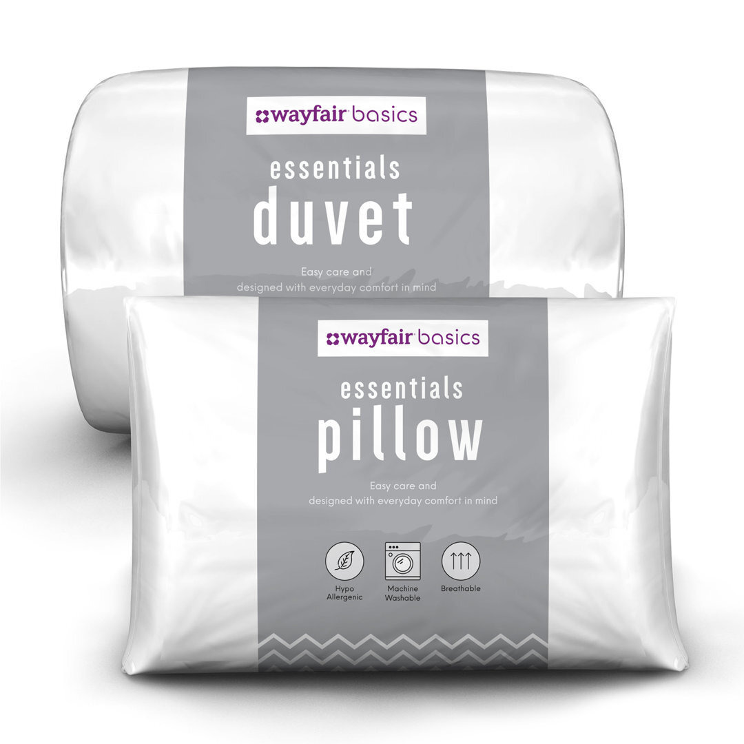 Wayfair Corovin 13.5 Tog Winter Duvet with 2 Pillows