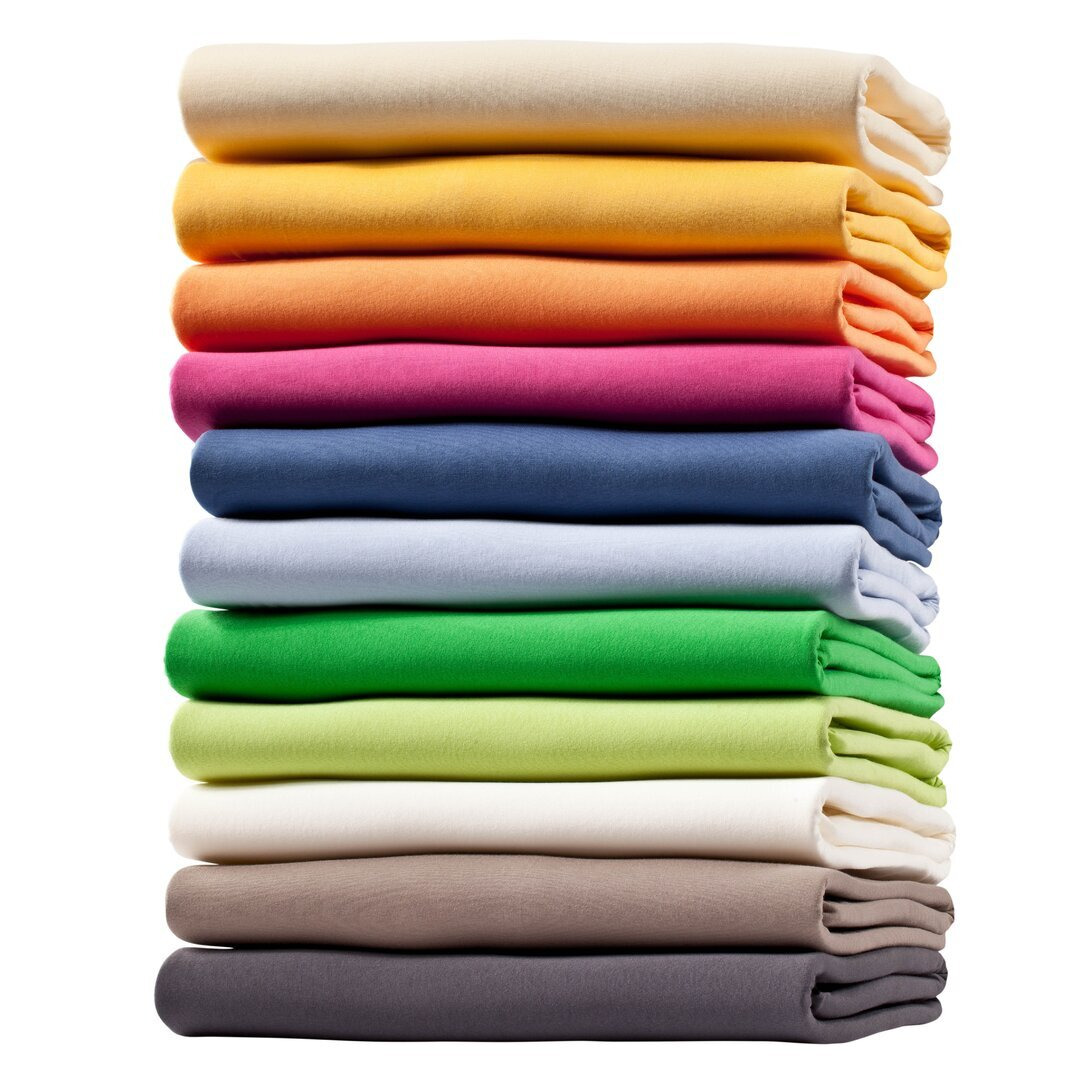 Uni-Colours 100% Cotton Sateen Fitted Sheet