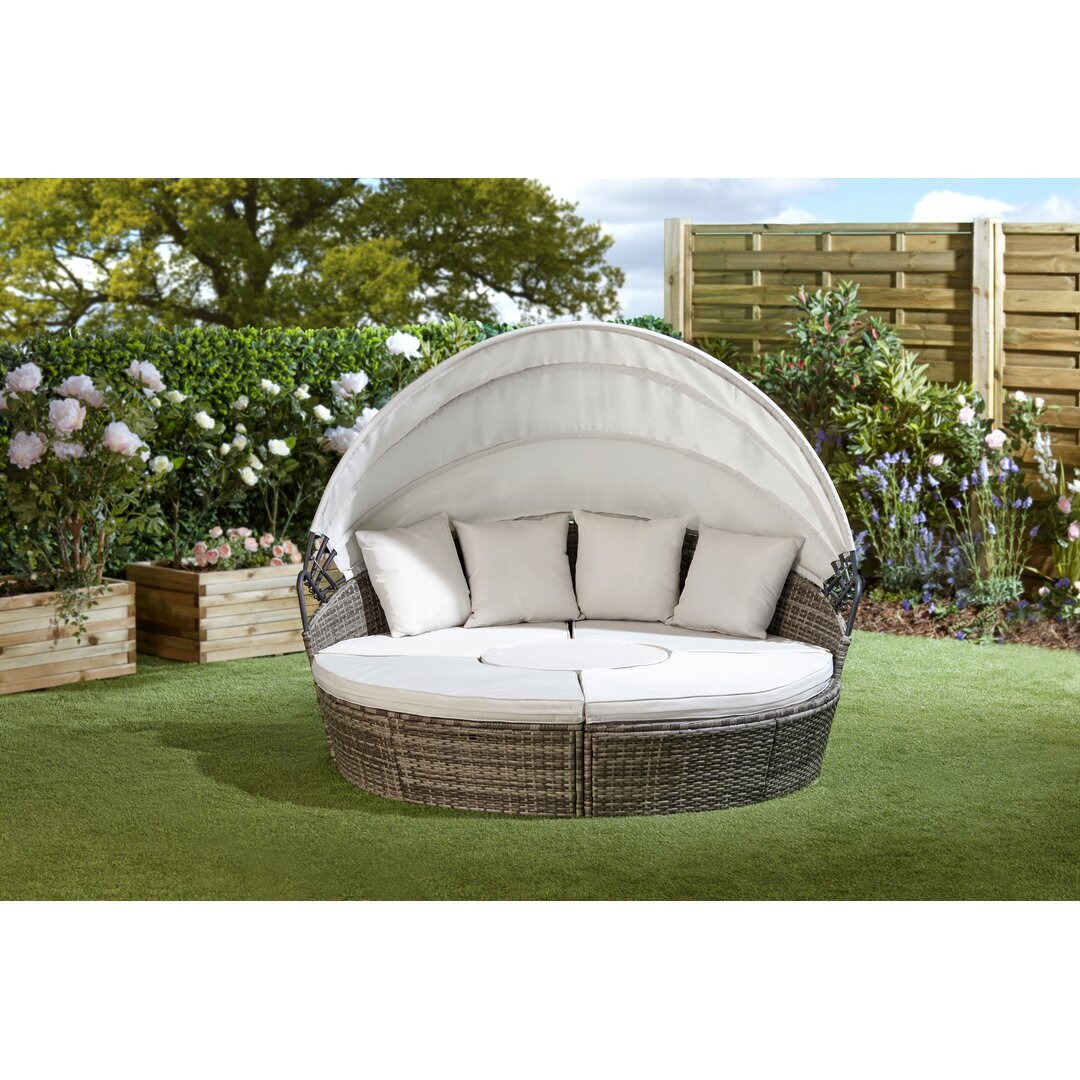 Tuveson 180Cm Wide Outdoor Garden Daybed with Cushions