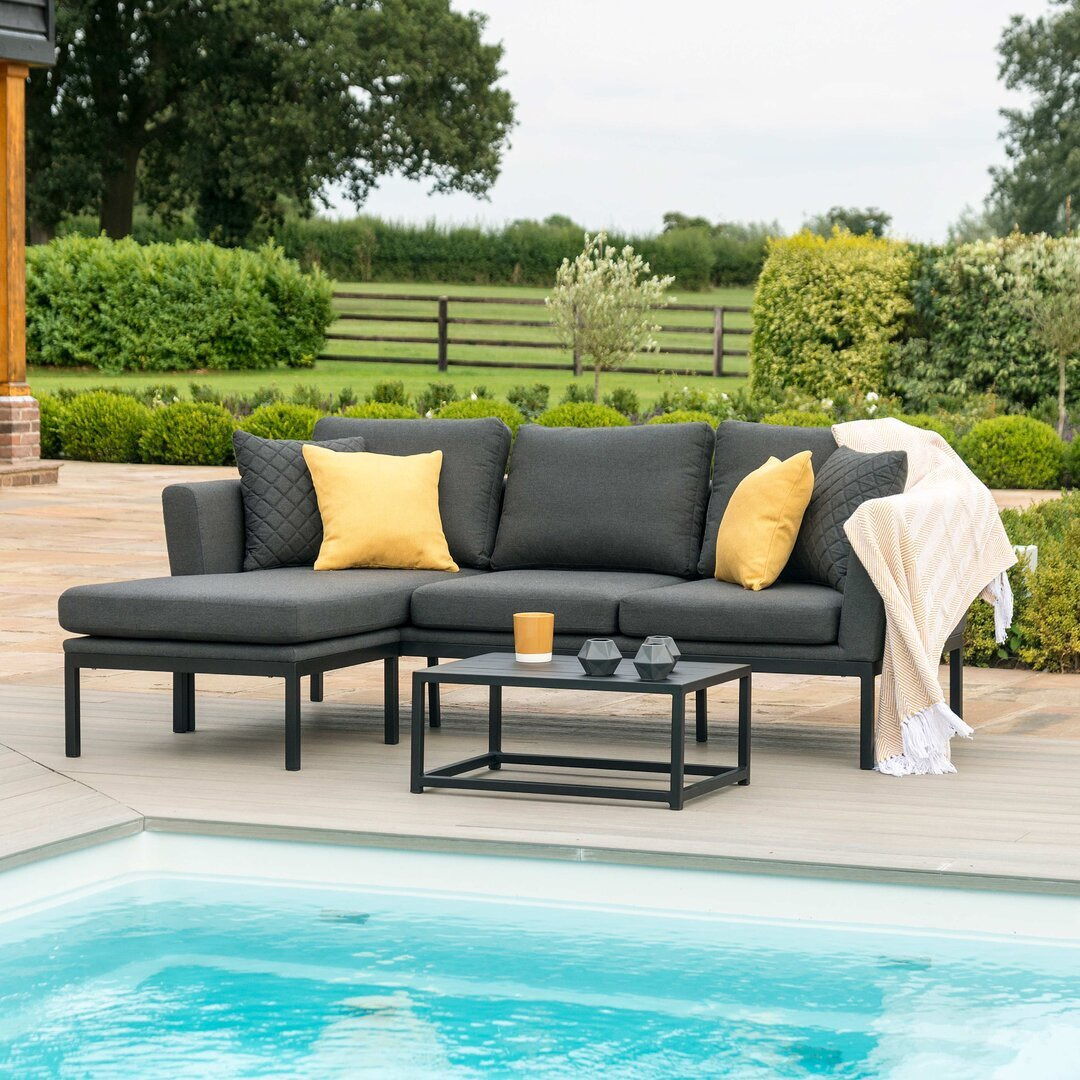 Boisdale Outdoor Fabric Chaise Sofa Set