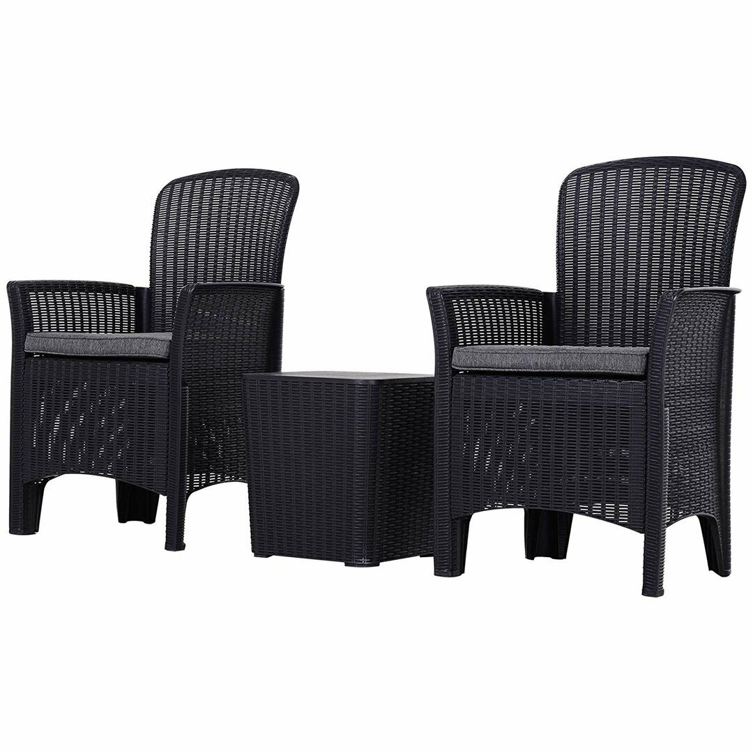 Hulme 2 Seater Bistro Set with Cushions