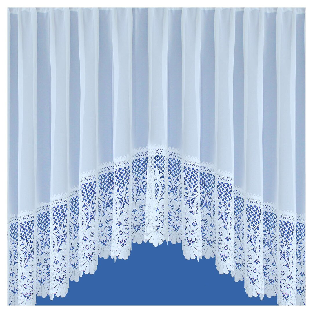 Duhon Slot Top Semi Sheer Curtain