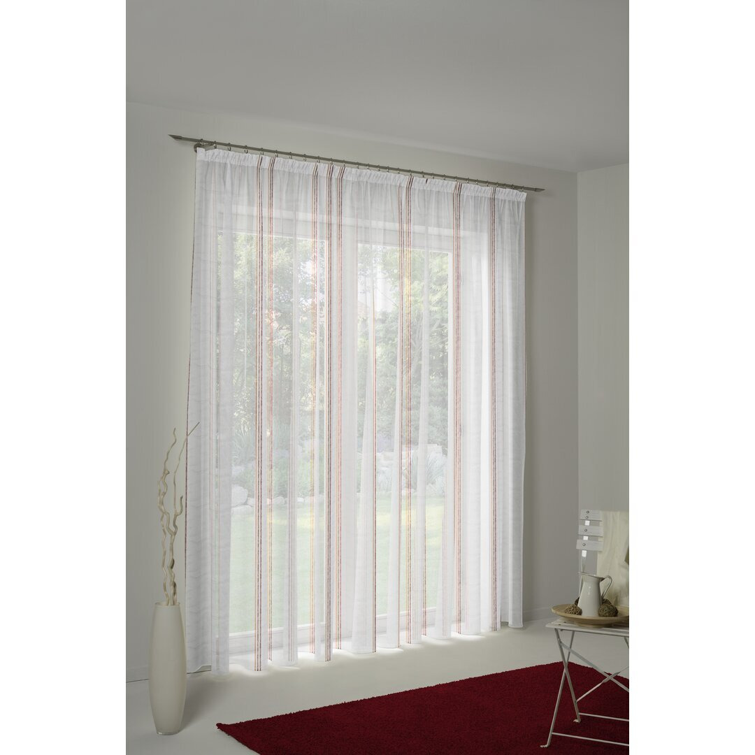 Pavonis Tab Top Semi Sheer Curtain