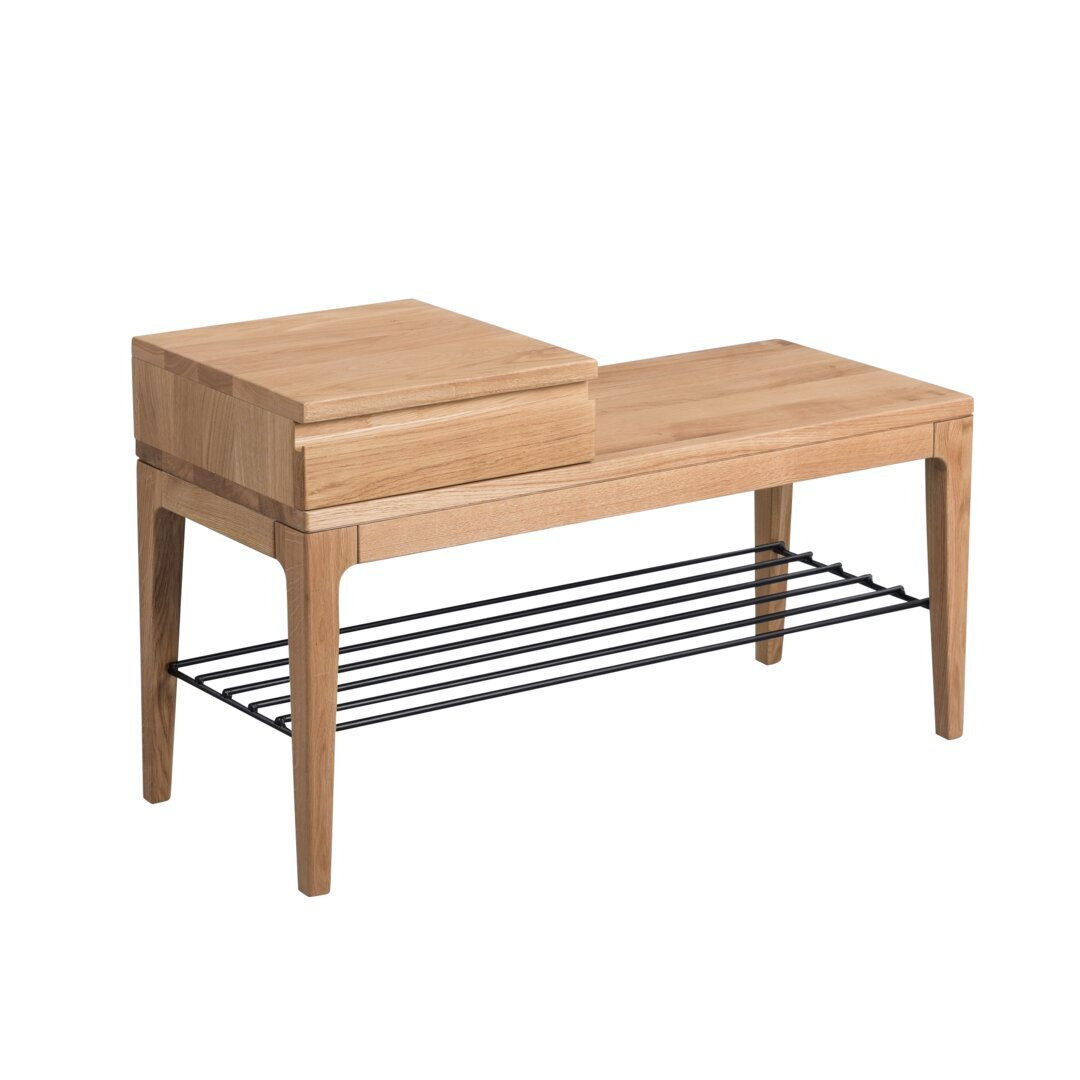 Thorn Fields Wooden Bench with Storage Space