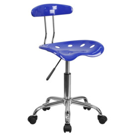 Adjustable Swivel Chair for Desk and OfficeÂ with Tractor Seat