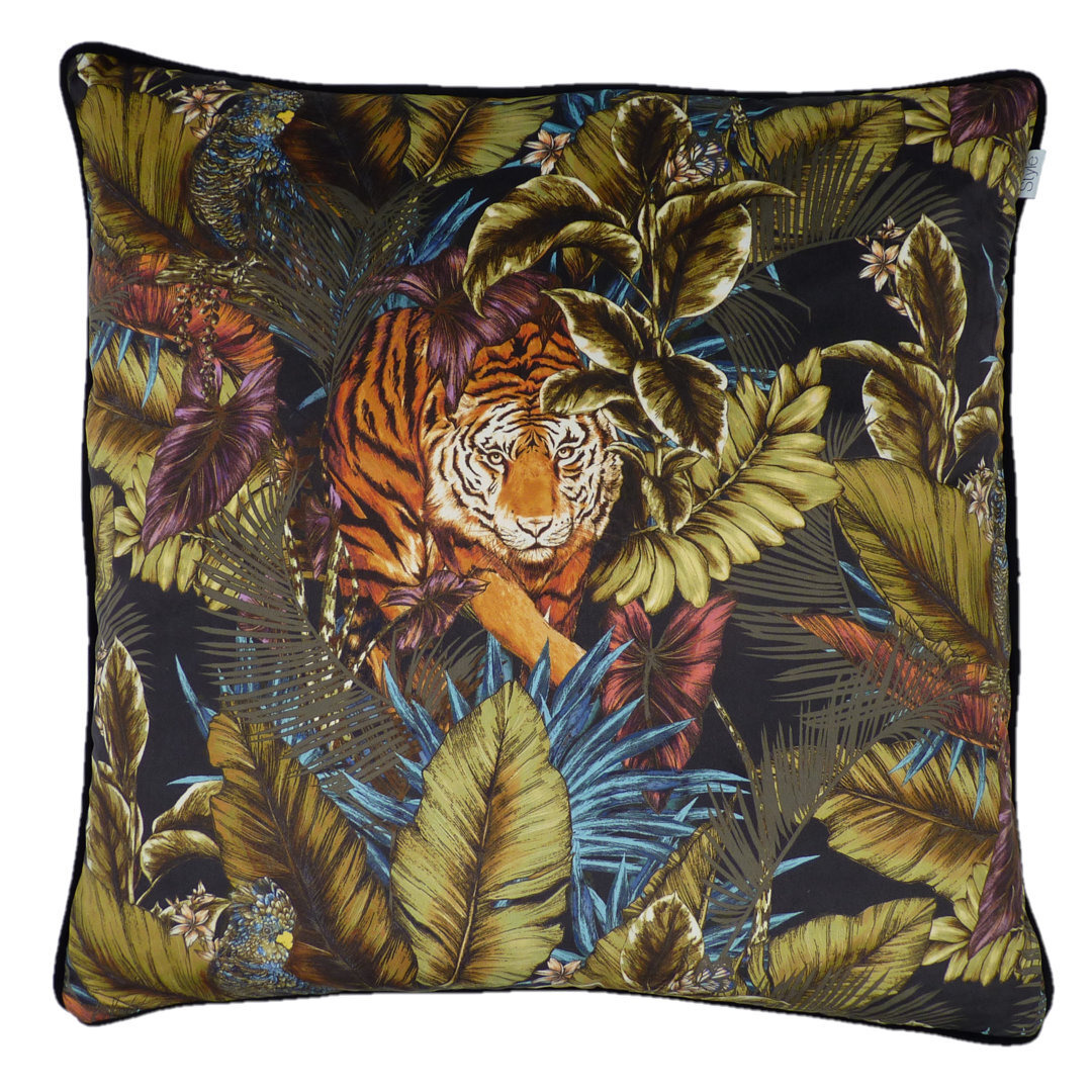 Fleta Bengal Tiger Cushion with Filling