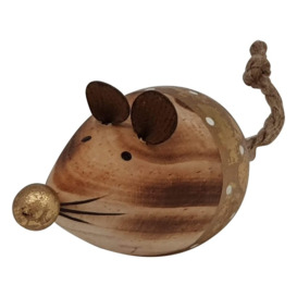 Brien Wooden Mouse Figurine
