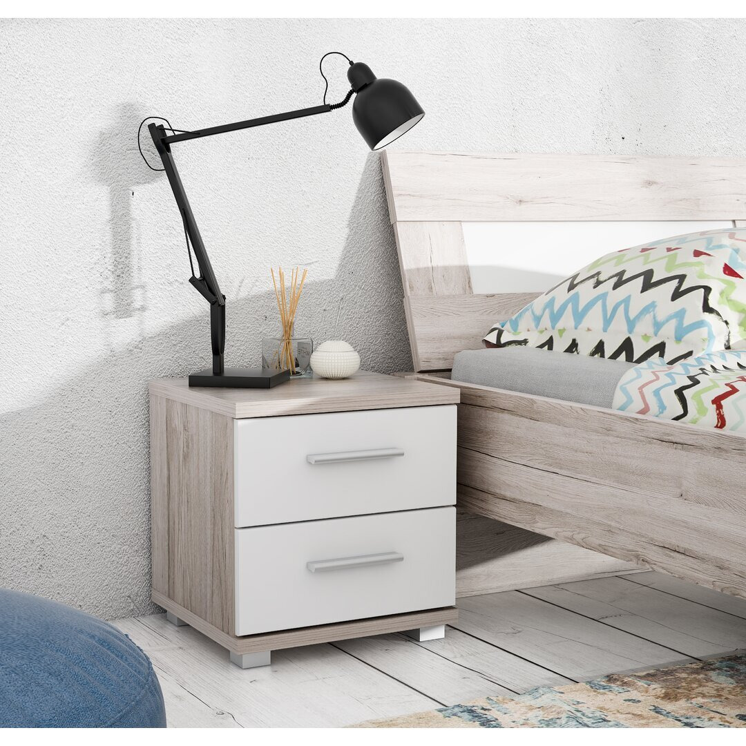 Beach 2 Drawer Bedside Table