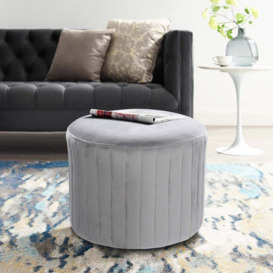 Rich 40Cm Round Abstract Pouffe