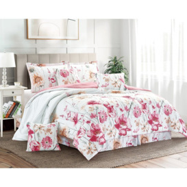 Marciano Bedspread Set with a Decorative Pillow and Neck Pillow