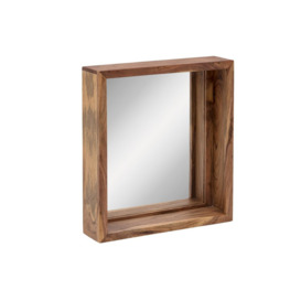 Giddings Wood Framed Wall Mounted Bathroom / Vanity Mirror