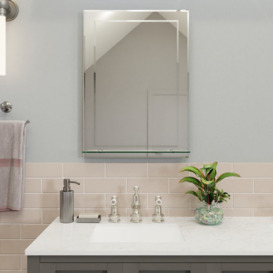 Devoke Rectangular Double Layer Bathroom/Vanity Mirror