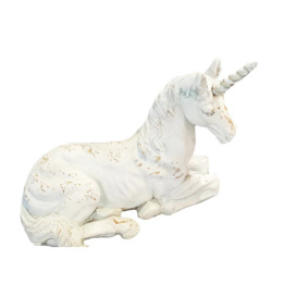 Laying Unicorn Garden Ornament