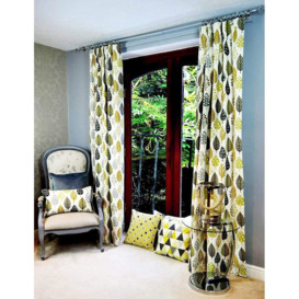 Alexys Tailored Pencil Pleat Room Darkening Curtains