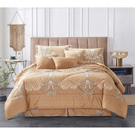 Middlesbrough Bedspread Set with a Decorative Pillow and Neck Pillow