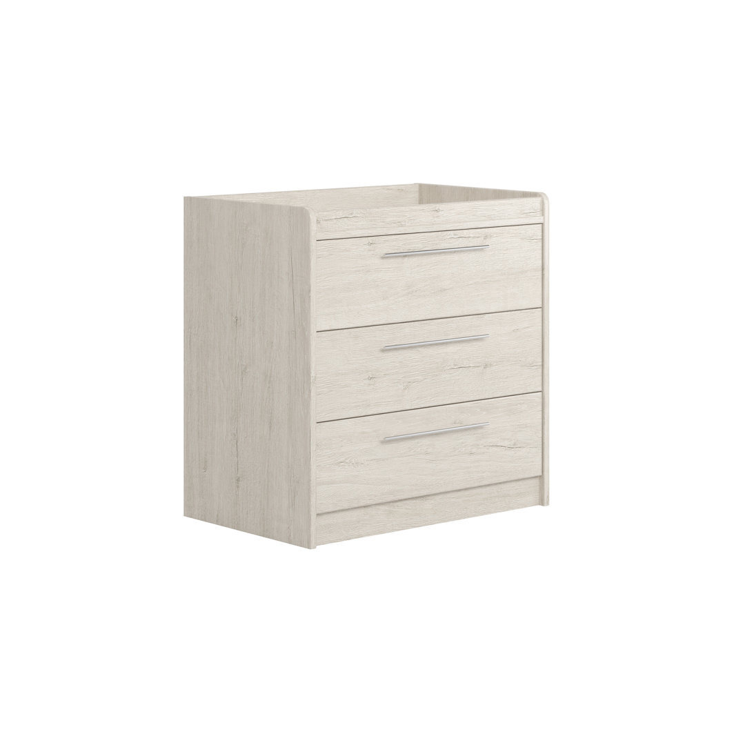 Little Acorns Newport Dresser / Changing Unit - Grey Oak