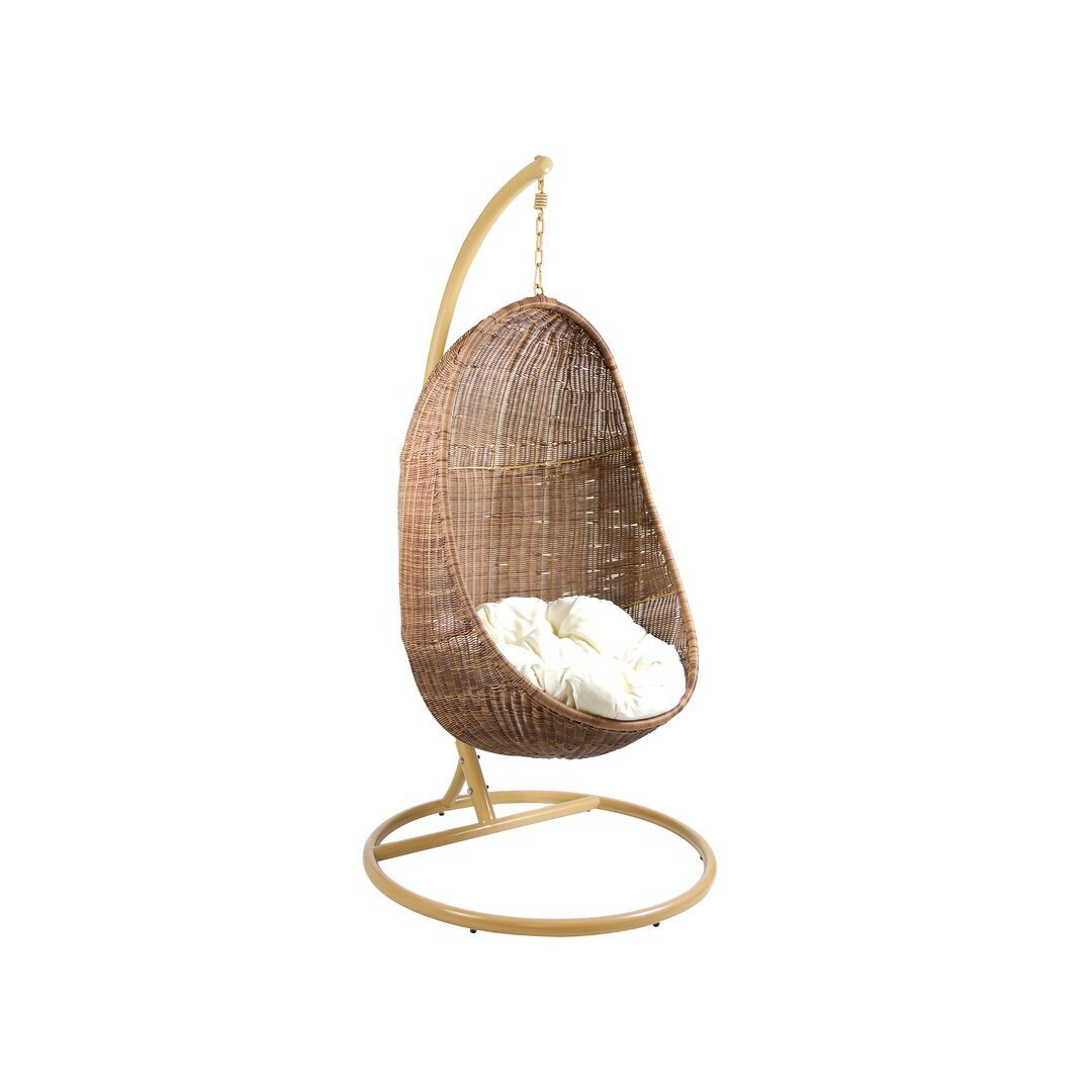 Jocelynn Basket Dancing Hanging Chair with Stand