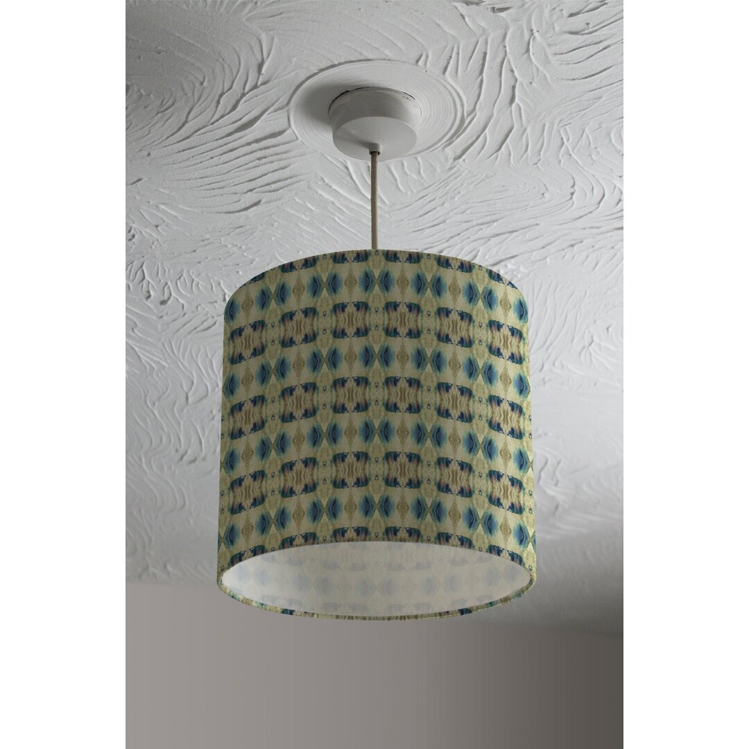 Psychedelic Geometric Cotton Drum Lamp Shade