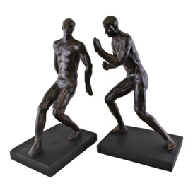 Male Statue 2 Piece Bookends