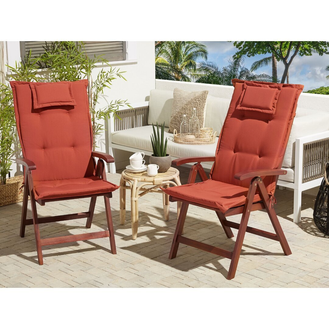 Angelito Reclining Garden Chair with Cushion