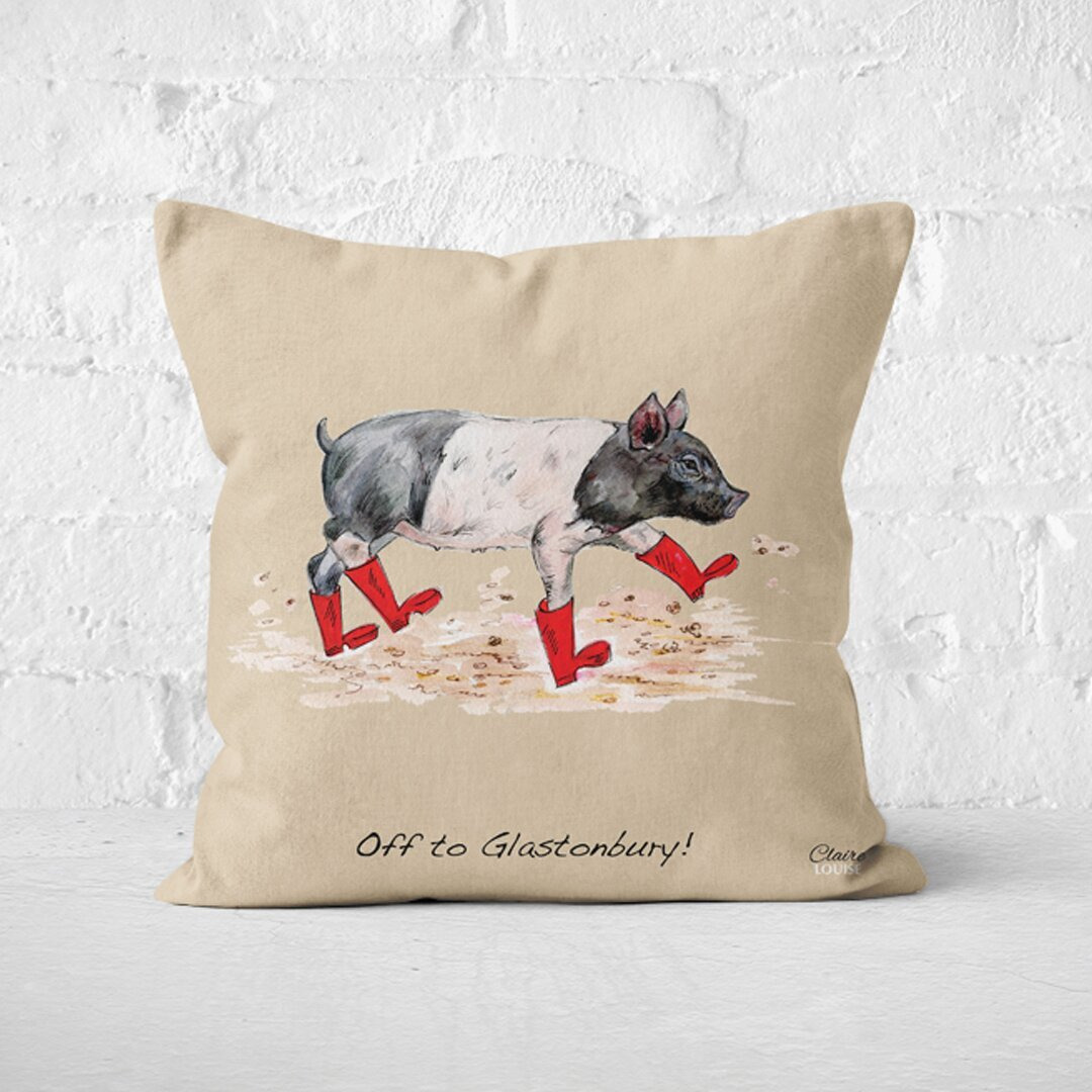 Keper Pig in Boots Cushion with Filling